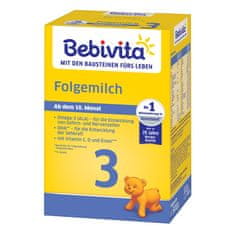 Bebivita Mlieko 3 Instantná pokračovacia mliečna výživa od uk. 9. mesiace, 500 g