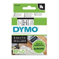 Dymo Samolepiaca páska D1 6 mm biela/čierna