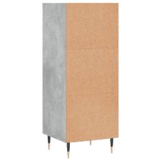 Vidaxl Komoda betónovo sivá 37,5x35,5x67,5 cm kompozitné drevo