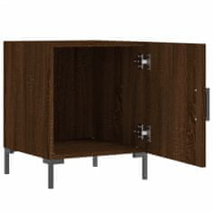 Petromila vidaXL Nočné stolíky 2 ks hnedý dub 40x40x50 cm kompozitné drevo