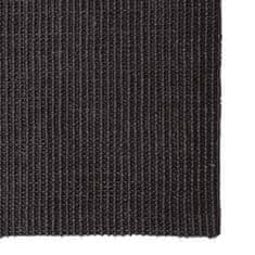 Vidaxl Sisalový koberec na škrabadlo, čierny 66x150 cm