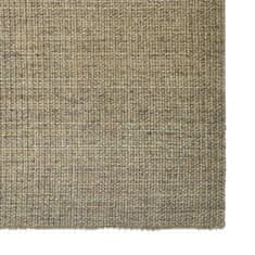 Vidaxl Sisalový koberec na škrabadlo sivohnedý 80x300 cm