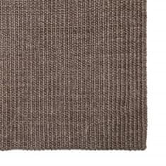 Vidaxl Sisalový koberec na škrabadlo hnedý 66x100 cm
