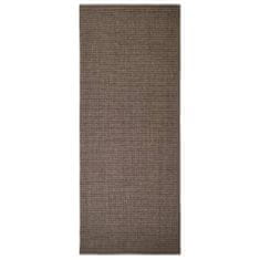 Vidaxl Sisalový koberec na škrabadlo hnedý 80x200 cm