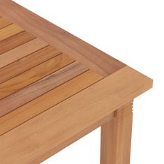 Petromila vidaXL Záhradný jedálenský stôl 200x90x75 cm tíkové masívne drevo