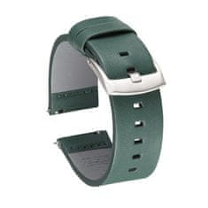 BStrap Fine Leather remienok na Huawei Watch GT3 42mm, green