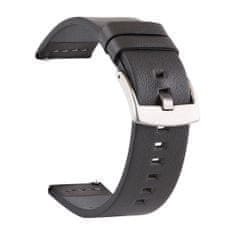 BStrap Fine Leather remienok na Garmin Venu 2S, black