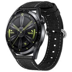 BStrap Denim remienok na Samsung Galaxy Watch 42mm, black