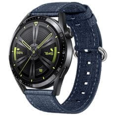 BStrap Denim remienok na Huawei Watch GT 42mm, royal blue