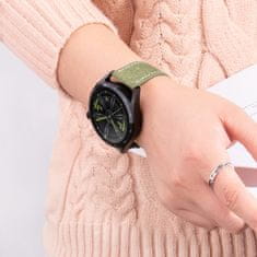 BStrap Denim remienok na Samsung Galaxy Watch 3 45mm, olive green