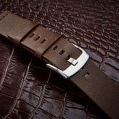 BStrap Fine Leather remienok na Garmin Vivoactive 3, brown