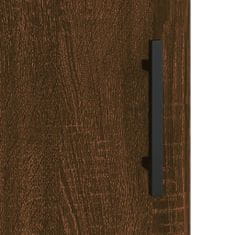 Vidaxl Nástenná skrinka hnedý dub 60x31x70 cm kompozitné drevo