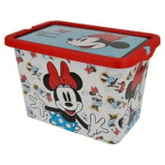 Stor Plastový úložný box MINNIE MOUSE 7L, 02804