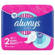 Procter & Gamble Hygienické uteráky Always Ultra s krídlami 8 ks.