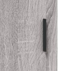 Nástenná skrinka, sivá sonoma 34,5x34x90 cm, kompozitné drevo