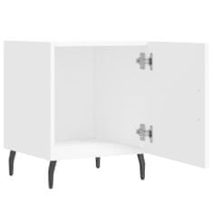 Petromila vidaXL Nočné stolíky 2 ks biele 40x40x50 cm kompozitné drevo
