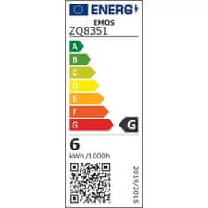 EMOS LED žiarovka 5,7W GU10 neutrálna biela 465lm