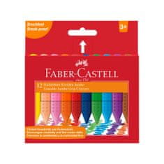 Faber-Castell Pastelky Jumbo Grip Plastic Colour, set 12 farebné