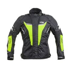 W-TEC Dámska moto bunda Brandon Lady Farba čierna-fluo žltá, Veľkosť XS