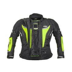 W-TEC Dámska moto bunda Brandon Lady Farba čierna-fluo žltá, Veľkosť XS