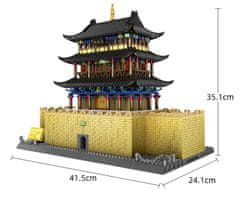 Wange Wange Architect stavebnica Pevnost v průsmyku Jiayu kompatibilná 1511 dielov