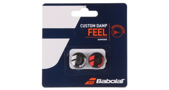 Babolat Multipack 4ks Custom Damp X2 vibrastop čierno-červená