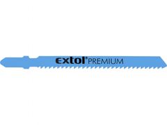 Extol Premium Plátky do priamočiarej píly 5ks, 75x2,5mm, Bi-metal