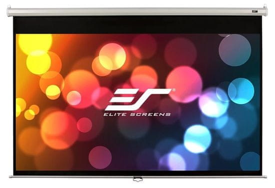 Elite Screens plátno roleta 92" (233,7 cm)/ 16:9/ 114,6 x 203,7 cm/ Gain 1,1/ case bílý