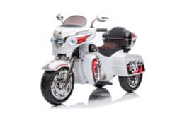 Lean-toys Nabíjacia trojkolesová motorka Goldwing White