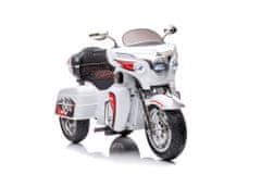 Lean-toys Nabíjacia trojkolesová motorka Goldwing White