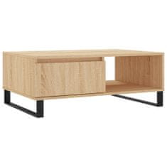 Vidaxl Konferenčný stolík dub sonoma 90x60x35 cm kompozitné drevo