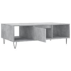 Petromila vidaXL Konferenčný stolík betónovo sivý 104x60x35 cm kompozitné drevo