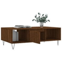 Petromila vidaXL Konferenčný stolík hnedý dub 104x60x35 cm kompozitné drevo