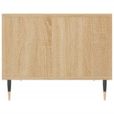 Vidaxl Konferenčný stolík dub sonoma 60x50x40 cm kompozitné drevo