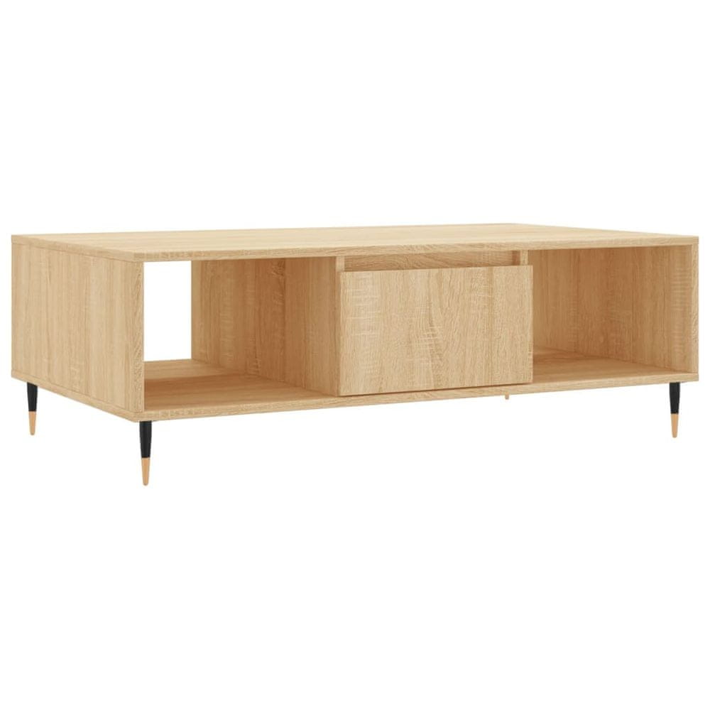 Vidaxl Konferenčný stolík dub sonoma 104x60x35 cm kompozitné drevo