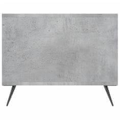 Vidaxl Konferenčný stolík betónovo sivý 102x50x40 cm kompozitné drevo