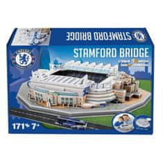 FAN SHOP SLOVAKIA 3D Puzzle Stamford Bridge, Chelsea FC, 171 kusov, papier, 38x30x12 cm