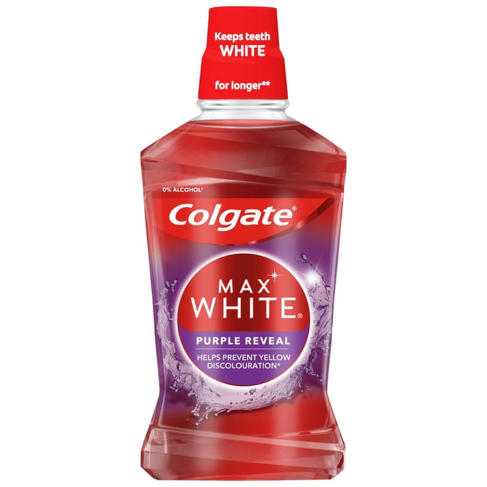 Colgate Max White Purple Reveal ústna voda 500 ml