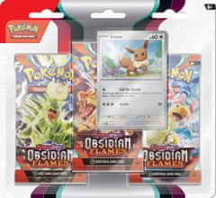 Pokémon TCG: SV03 Obsidian Flames - 3 Blister Booster Eevee