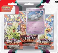 Pokémon TCG: SV03 Obsidian Flames - 3 Blister Booster Houndstone