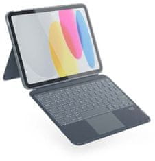 EPICO klávesnice s pouzdrem pro Apple iPad 10,2", SK (43811101300012), šedá