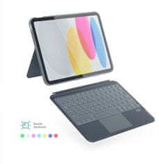 EPICO klávesnice s pouzdrem pro Apple iPad 10,2", SK (43811101300012), šedá