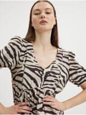 Jacqueline de Yong Voľnočasové šaty pre ženy JDY - béžová XS