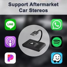 Tavalax  Bezdrôtový Android Auto Adaptér Carplay