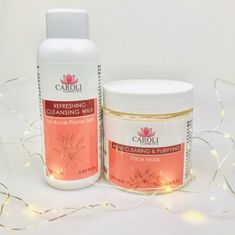 CaroliCosmetics Sada kozmetiky na tvár proti akné 200 ml+150 ml