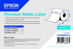 Epson Premium Matte Label Cont.R, 102mm x 60m