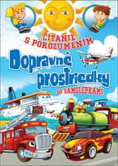 Eva Kollerová: Dopravné prostriedky - Čítanie s porozumením so samolepkami