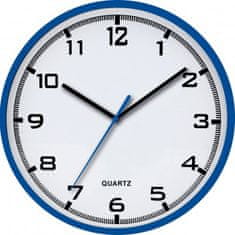MPM QUALITY Nástenné hodiny, 2479.30 - modrá, 30cm