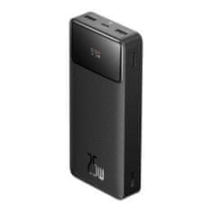 BASEUS Power Bank Bipow with Digital Display, Fast Charge, C+U+U (with Type-C to Type-C, 0.5m cable) 25W, 20000 mAh, čierna (PPBD020301)