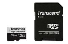 Transcend 32GB microSDXC 350V UHS-I U1 (Class 10) High Endurance pamäťová karta, 95MB/s R, 40MB/s W